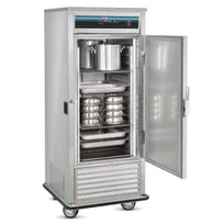 product of FWE UFS-10-GN Freezer, Bottom‑Mounted Compressor, 1‑Door Solid, 6" Casters, 1/2 HP Stainless Steel