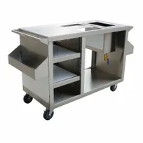 product of Tarrison TA-LQC2448 Mobile Liquor / Wine Cart w/ Marine Edge Top