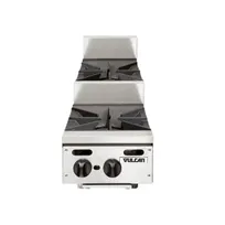 product of Vulcan VHP212U 12" Countertop Step-Up Gas Hotplate with (2) Burners, Infinite Controls, 60.000 BTU