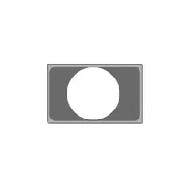 product of Vollrath 19189 Adapter Plate, 1 - 10-1/2" Hole, 300 Series Stainless Steel, Made in USA