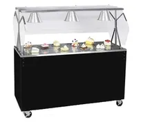 product of Vollrath 38720W 2-Series Portable Cashier Station, 24x24x35, Stainless Steel Top, White Vinyl-Clad Steel Base