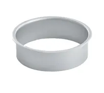 product of Vollrath 3Y0502 Garbage Waste Chute, 6-9/16" x 2" Deep, Round, 22 Gauge Stainless Steel, Made in USA
