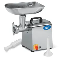 product of Vollrath 40743 Meat Grinder, #12 HUB, 1 HP, 264 lbs/hr, Stainless, 2-1/4" Chute, 1/8" & 5/16" Plates