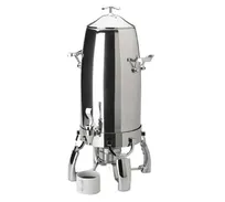 product of Vollrath 4635510 Somerville Coffee Urn, 5-Gallon Steel, 13" L x 13-1/2" W x 27⅜" H, Legs, Fuel/Heater
