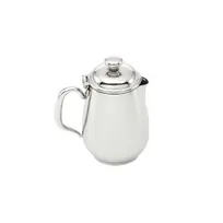 product of Vollrath 46598 Orion Creamer, 12 Oz, 4-1/2" H, Covered, Stainless Steel, Mirror, Satin Interior