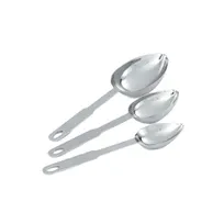 product of Vollrath 47054 Measuring Scoop/Cup Set, 1/8, 1/4, 1/2-Cup, Oval, 304 Stainless Steel, One-Piece