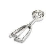 product of Vollrath 47151 Disher, Size 10 Round Bowl, 3-1/8 Oz Capacity, Stainless Steel Squeeze Handle