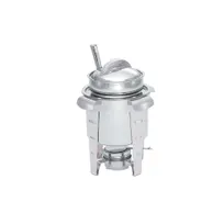 product of Vollrath 49523 Maximillian Steel Marmite, 4.2 Quart, 18-8 Stainless, Mirror Finish, 18" Dia, 13" H