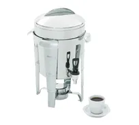 product of Vollrath 49525 Maximillian Steel Coffee Urn, 11.6 Quart, 18-8 Mirror Finish, 13" x 13-1/2" x 19"