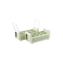 product of Vollrath 52641 Flatware Basket, (8) Compartment, with Handles