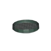 product of Vollrath 611-0606 Tuffex Beverage Coaster, 6" Dia., Black Insert, Plastic Base