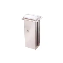 product of Vollrath 6525-13 In-Counter Dispenser, 9-1/2" L x 19-1/2" H, 500 5" x 6-1/2" Napkins,Steel Housing