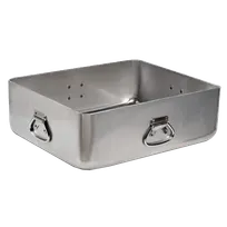 product of Vollrath 68391 Roasting Pan 42 Qt 20-7/8" x 17-3/8" x 7" Aluminum 4-ga NSF Made in USA