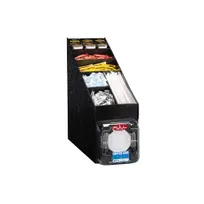 product of Vollrath C1LLDS LidSaver with Straw/Condiment Organizer, Black Plast 6-Sec, Holds Straws to 10-1/4"