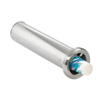 product of Vollrath CADJ-2 Adjustable In-Counter Cup Dispenser, 3"-3-7/8" Diameter, 22" Tube, Stainless Steel