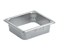 product of Vollrath E6WC02 Garbage Waste Chute, 1/6 Size, Rectangular, 22 Gauge Stainless Steel, Made in USA