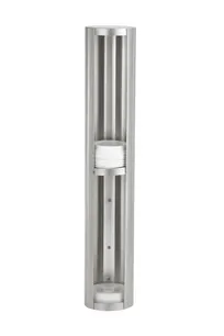 product of Vollrath LD2-2 Lid Dispenser, 2 Compartments, Stainless, 25-1/2" H x 4-1/3" D, Wall Mountable