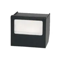 product of Vollrath MN-1 Napkin Dispenser, 6"H x 7-1/8"W x 6-1/4"D, Black ABS, Counter, 3" x 6" Napkins