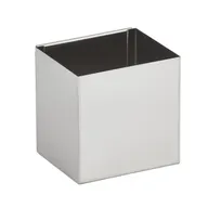 product of Vollrath SH-1 Staw Holder for Cup Dispenser, 5" H x 4-1/8" W x 5" D, Stainless Steel Construction