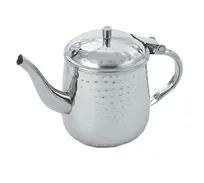 product of Vollrath T4710HH Server, 10 Oz., Gooseneck Type, Stainless Steel, Hollow Handle, Hand-Hammered Cover