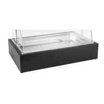 product of Vollrath V904200 Cubic Full Size Base, 22-7/16"W x 14-9/16"D x 5-11/16"H, Wood, Black