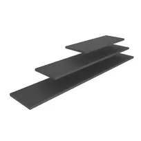 product of Vollrath V904680 Cubic Narrow Medium Shelf, 31-1/2"W x 7"D x 9/16"H, Wood, Black