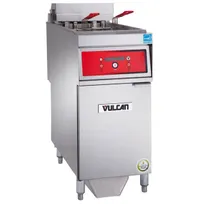 product of Vulcan 1ER50DF 16" Full Pot Floor Model Electric Fryer w/ 50 lbs, Digital Controls, Twin Baskets
