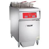 product of Vulcan 1ER85CF Full Pot Floor Model Electric Deep Fryer w/ 85 lbs, Computer Controls, Twin Baskets