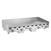 product of Vulcan 960RX-30 60" Countertop Gas Griddle, Snap-Action Thermostat, 30" Deep, 135.000 BTU
