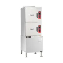 product of Vulcan C24DA10 10 Pan Direct Steam Convection Steamer w/ 2 Compartments on Cabinet Base