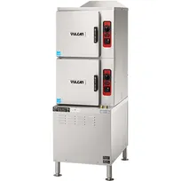 product of Vulcan C24ET6-LWE 6 Pan Double Electric Convection Steamer w/ Low Water Energy, Cabinet Base