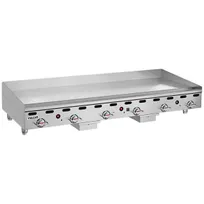 product of Vulcan MSA72-30 72" Countertop Gas Griddle, Snap-Action Thermostat, 30" Deep, 162.000 BTU