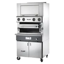 product of Vulcan VBB1BF Heavy Duty Double Deck Radiant Upright Broiler with (3) Burners, Cabinet Base, 100.000 BTU