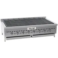 product of Vulcan VCCB47 46" Low Profile Countertop Gas Radiant Charbroiler w/ (8) Burners, 116.000 BTU