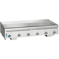 product of Vulcan VCCG72-AR 72" Countertop Gas Griddle, Atmospheric Burners, 1" Chrome Plate, 180.000 BTU