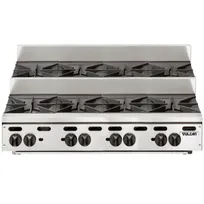 product of Vulcan VHP848U 48" Countertop Step-Up Gas Hotplate with (8) Burners, Infinite Controls, 240.000 BTU