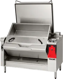 product of Vulcan VPP28E-480 PRECIPAN 28 Gallon Electric Tilting Braising Pan, Open Frame, 480V