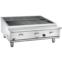 product of Vulcan VTEC36 36" Countertop Gas Infrared Charbroiler w/ (3) Burners, 66.000 BTU