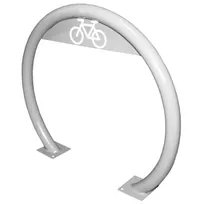 product of Wabash BRH543S Urbanscape Bike Rack, Surface Mount, Open Circular, Stainless Steel