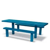 product of Wabash SG207P 8' ADA Restaurant Table Set, Multi Pedestal, Perforated Top