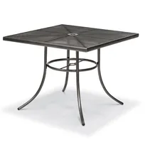 product of Wabash SU2W38P Urbanscape Sullivan 42x42 Square Steel Outdoor Restaurant Table, 28.5H, Powder Coat Finish