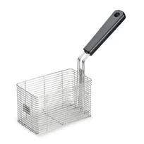 product of Waring TFB15 Nickel-Plated Steel Fryer Basket w/ Coated Handle, 2.5-Lb, Twin