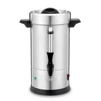 product of Waring WCU30X - S.Steel Electric Coffee Urn, 30 Cup Capacity, Dual Heater System / 1.44kW - 120V