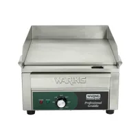 product of Waring WGR140X 18" Countertop Electric Griddle with 14" x 16" Steel Surface, Thermostatic Controls, 120v