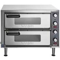 product of Waring WPO350 25" Electric Countertop Pizza Bake Oven w/ Double Deck, 2 Glass Doors