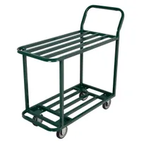 product of Winholt 110 All-Welded Steel Platform Truck, 18x40, 600 lbs, Green Powder Coated Finish