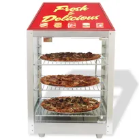 product of Winco 51040 16" Countertop Hot Food Display Case w/ 3 Adjustable Rack Shelves, Pass-Thru