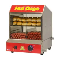 product of Winco Benchmark 60048 Dog Pound Hot Dog Steamer w/ (164) Hot Dog & (36) Bun Capacity