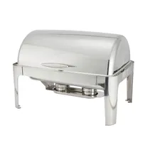 product of Winco 601 Madison 8 Qt. Full Size Roll Top Chafer