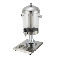 product of Winco 902 Juice Dispenser, 2-1/5-Gallon Bowl, Ice Chamber/Drip Tray, 10-1/8Wx13-3/4Dx21-1/4H - Set
